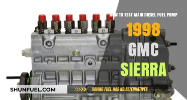 Testing the Main Diesel Pump in a GMC Sierra