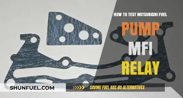 Testing Mitsubishi MFI Relay: A Step-by-Step Fuel Pump Guide
