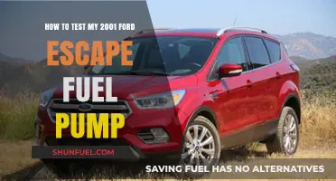 Testing Your 2001 Ford Escape Fuel Pump: A Step-by-Step Guide