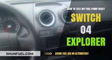 Testing Your 2004 Explorer's Fuel Pump Reset Switch: A Step-by-Step Guide