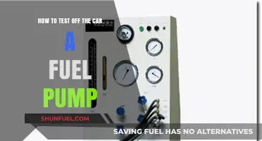 Testing Your Car's Fuel Pump: A Step-by-Step Off-Car Guide