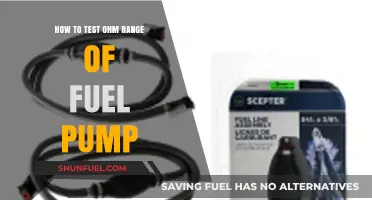 Testing Your Fuel Pump's Ohm Range: A Step-by-Step Guide