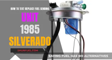 Testing and Replacing Your 1985 Silverado's Fuel Sending Unit