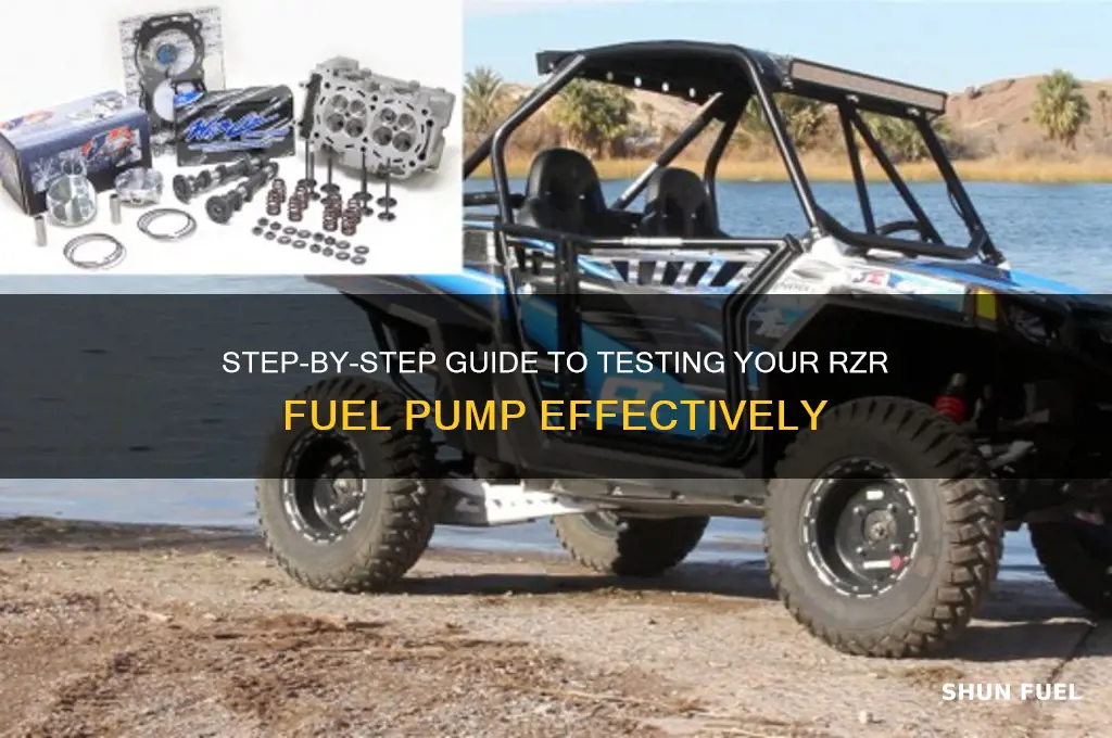 how to test rzr fuel pump