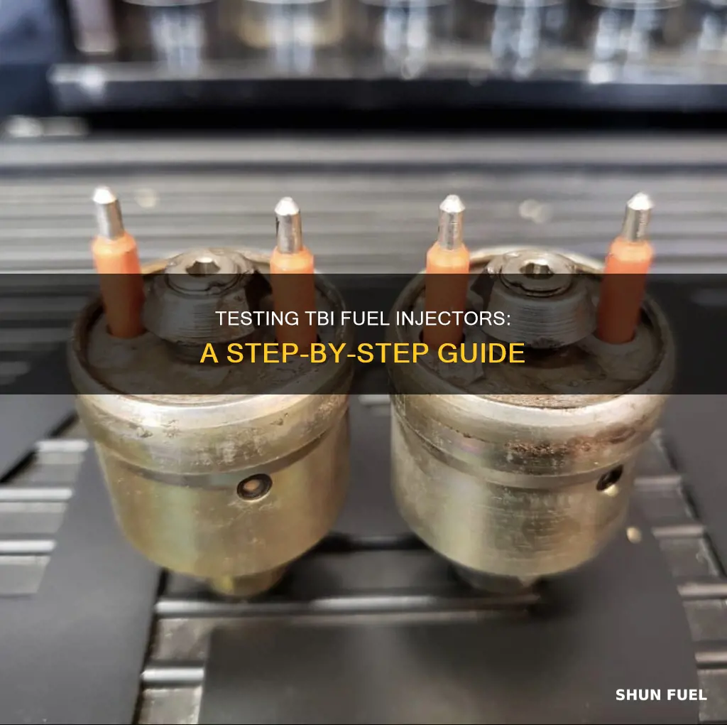 how to test tbi fuel injectors