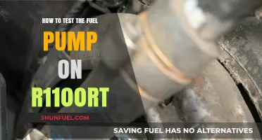 Testing Your R1100RT Fuel Pump: A Step-by-Step Guide