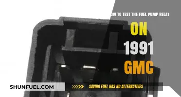 Testing the Fuel Pump Relay on a 1991 GMC: A Step-by-Step Guide