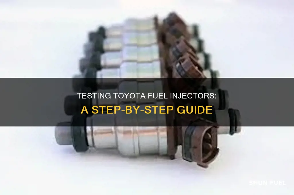how to test toyota fuel injectors