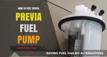 Step-by-Step Guide to Testing Your Toyota Previa's Fuel Pump