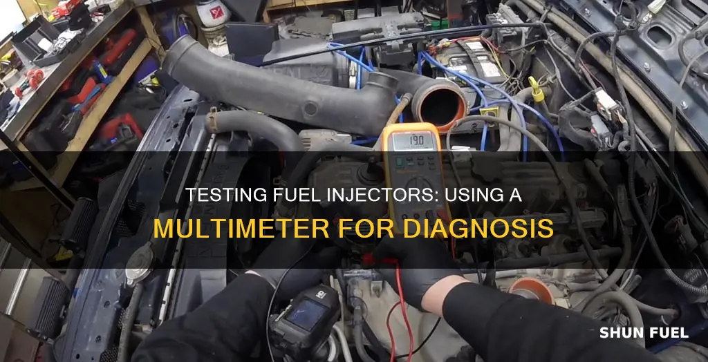 how to test you fuel injectors with a multi metet