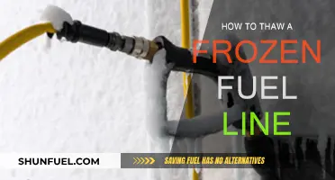 Thawing Frozen Fuel Lines: A Step-by-Step Guide