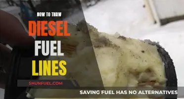 Thawing Frozen Diesel Fuel Lines: Quick and Easy Methods