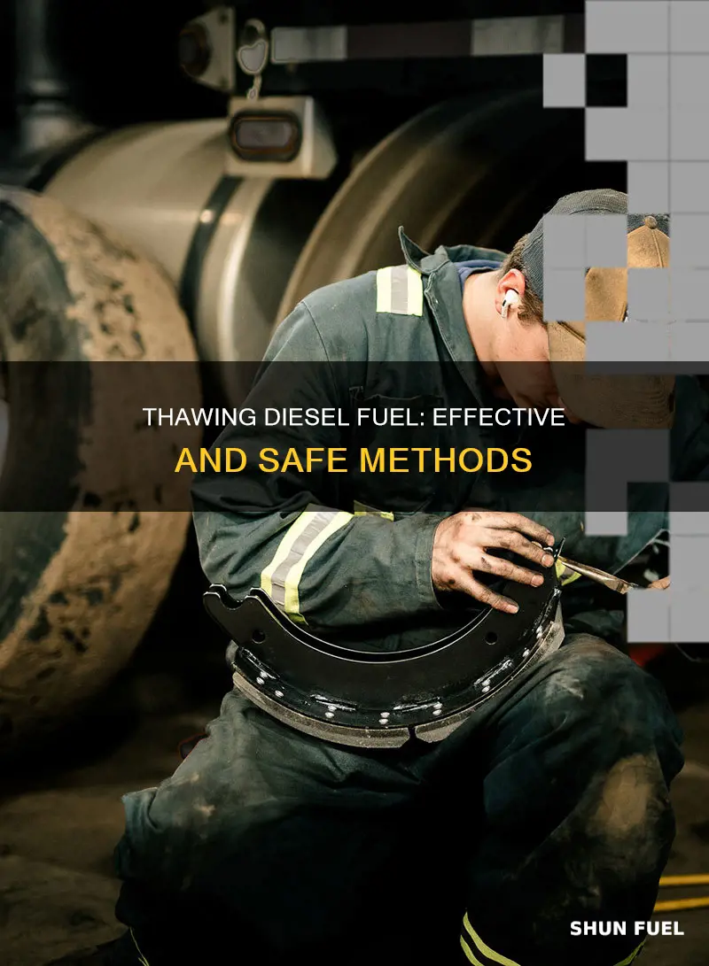 how to thaw diesel fuel