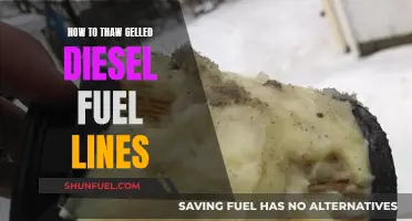 Thawing Gelled Diesel Fuel Lines: Quick and Easy Methods