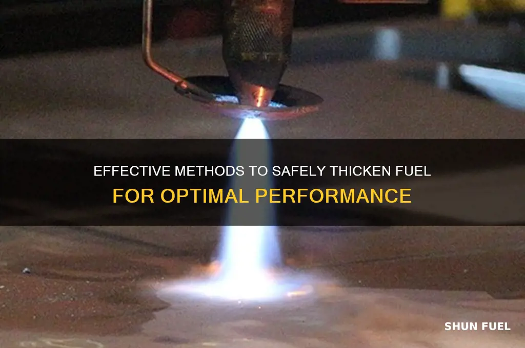 how to thicken fuel