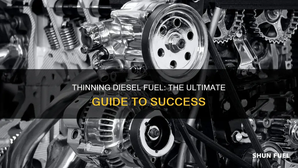how to thin diesel fuel