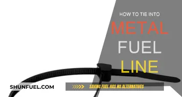 Mastering the Art of Tying into Metal Fuel Lines