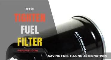 The Right Way to Tighten Your Fuel Filter