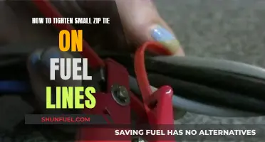 Securing Small Zip Ties on Fuel Lines: A Step-by-Step Guide
