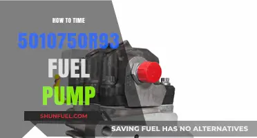 Mastering the Timing of Your 5010750r93 Fuel Pump: A Step-by-Step Guide