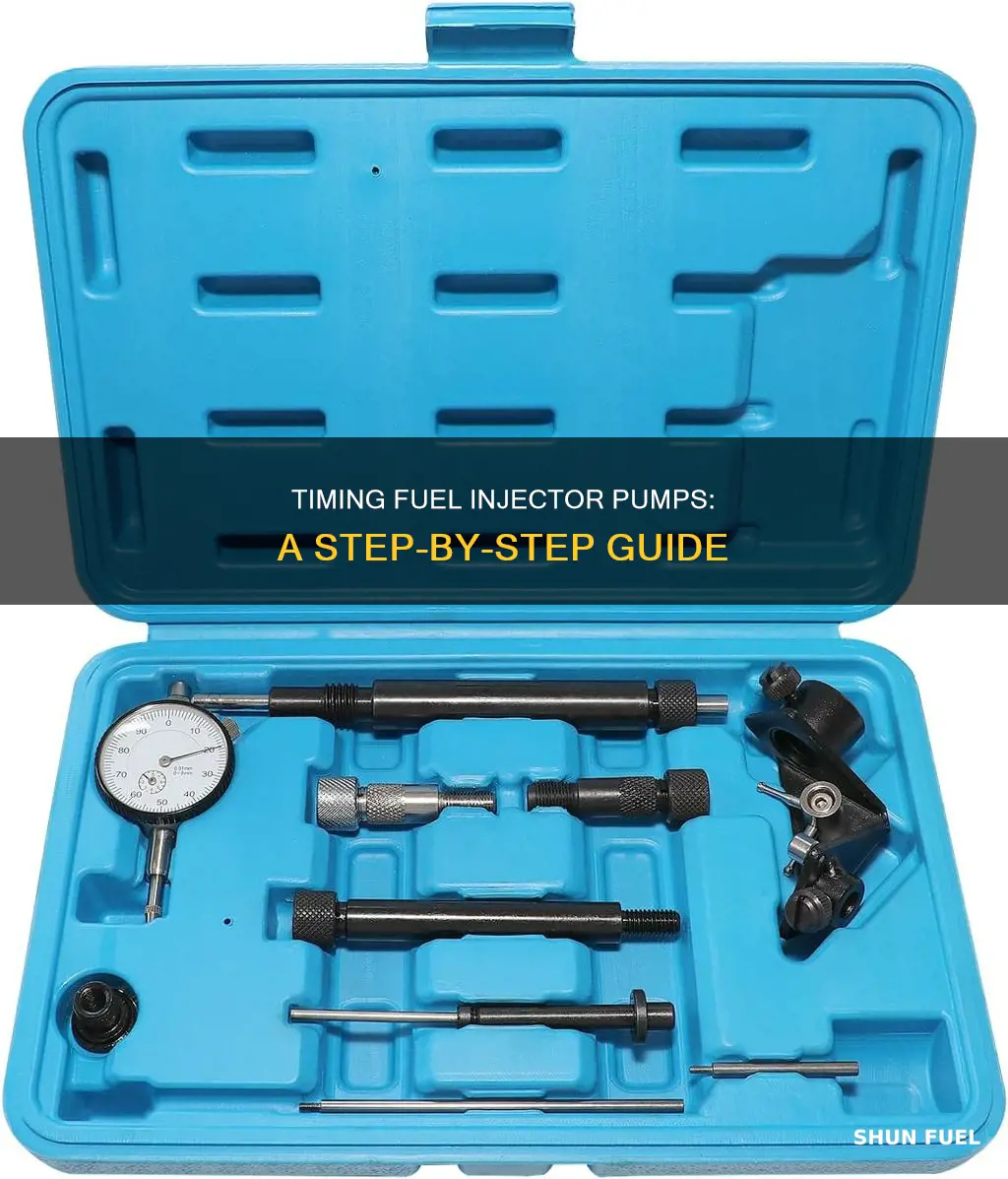 how to time fuel injector pump