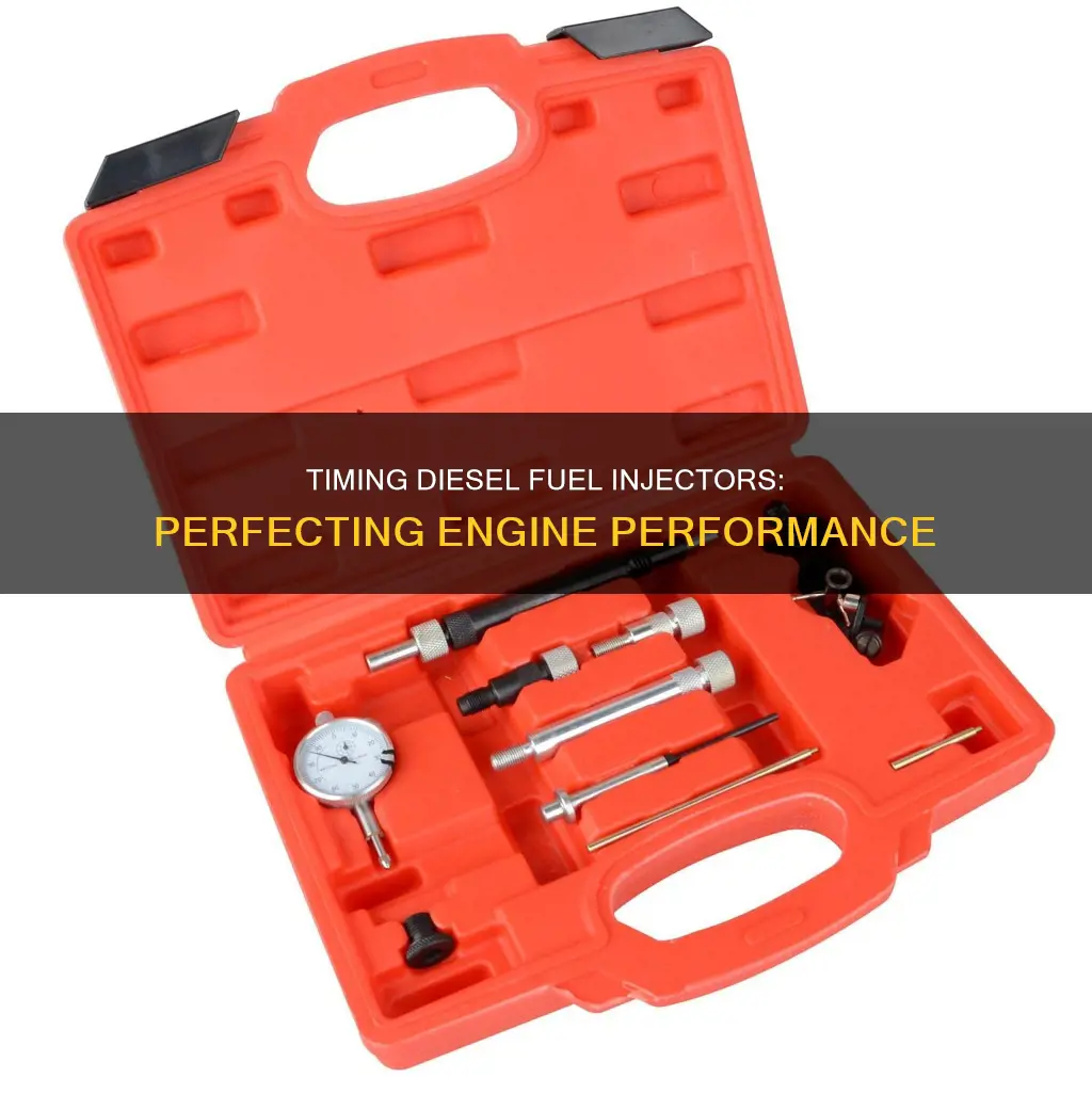 how to time fuel injectors on a diesel engine