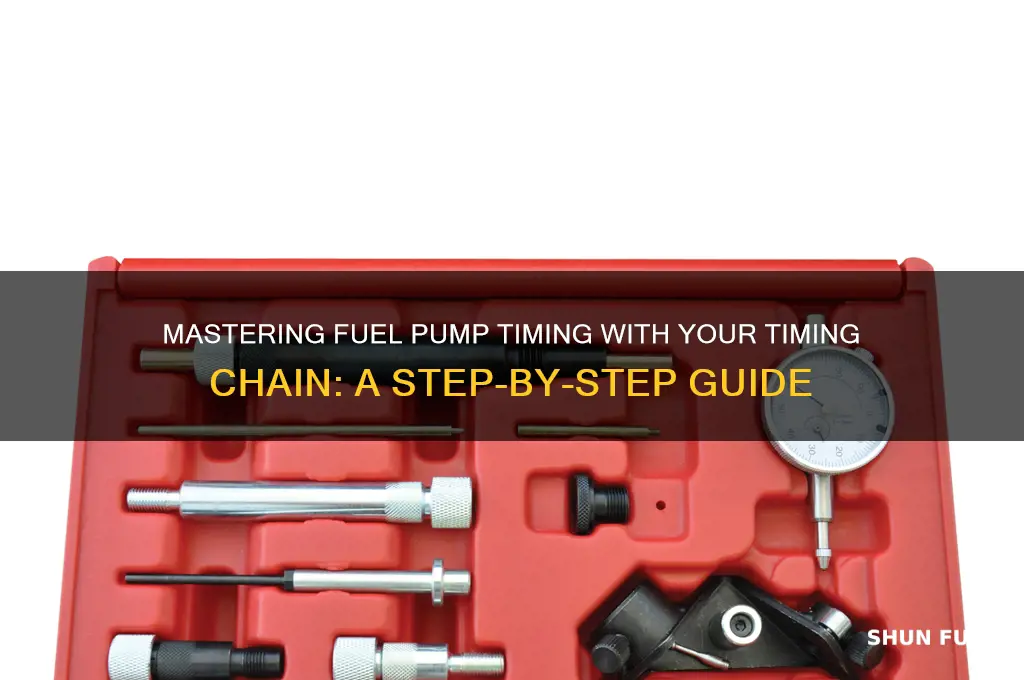 how to time fuel pump with timing chain