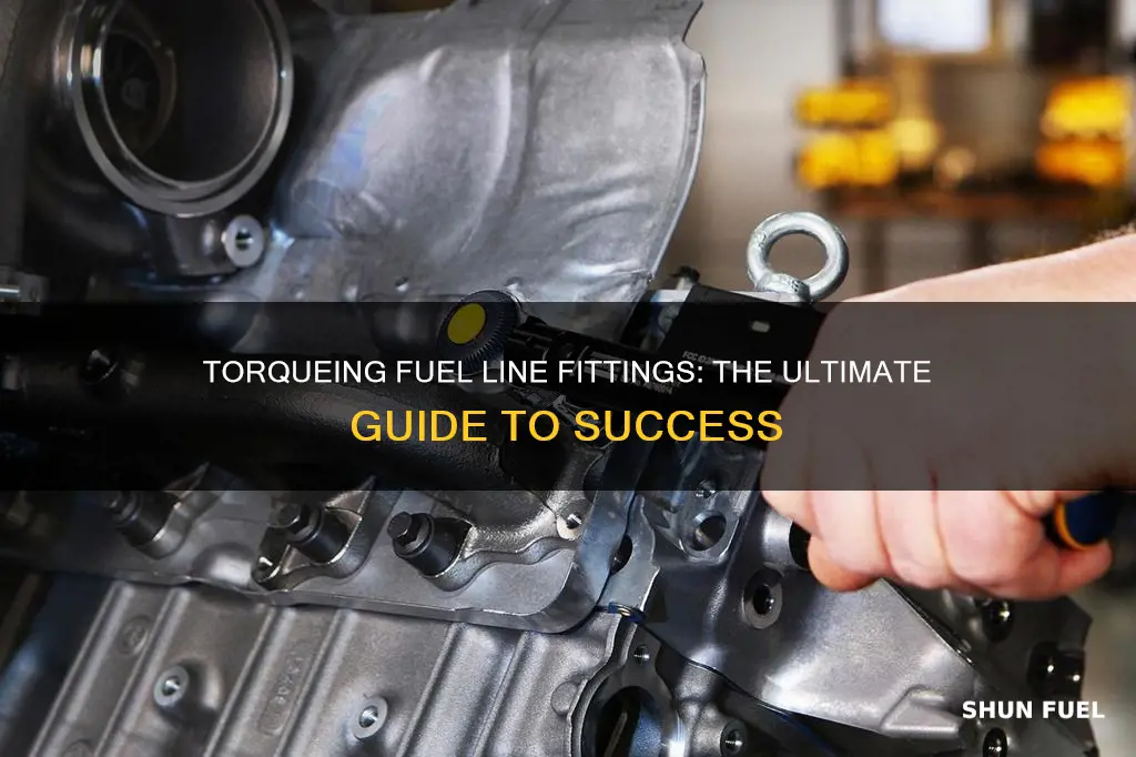 how to torque fuel line fittings