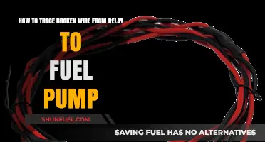 Tracing Broken Wires: Relay to Fuel Pump Troubleshooting Guide