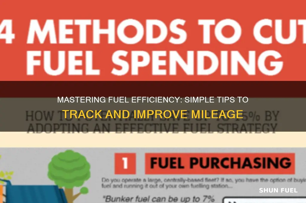 how to track fuel economy