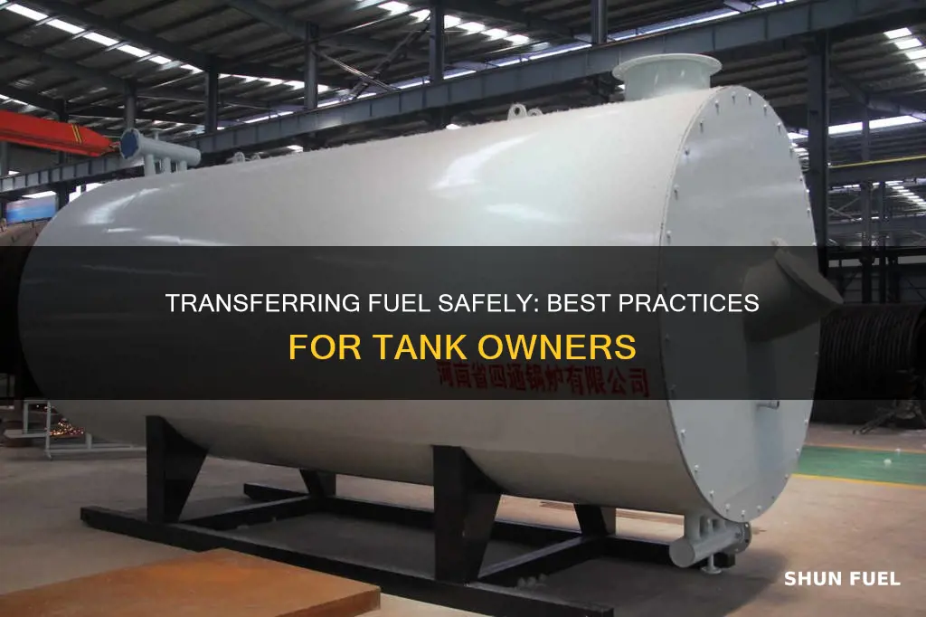 how to transfer fuel between tanks
