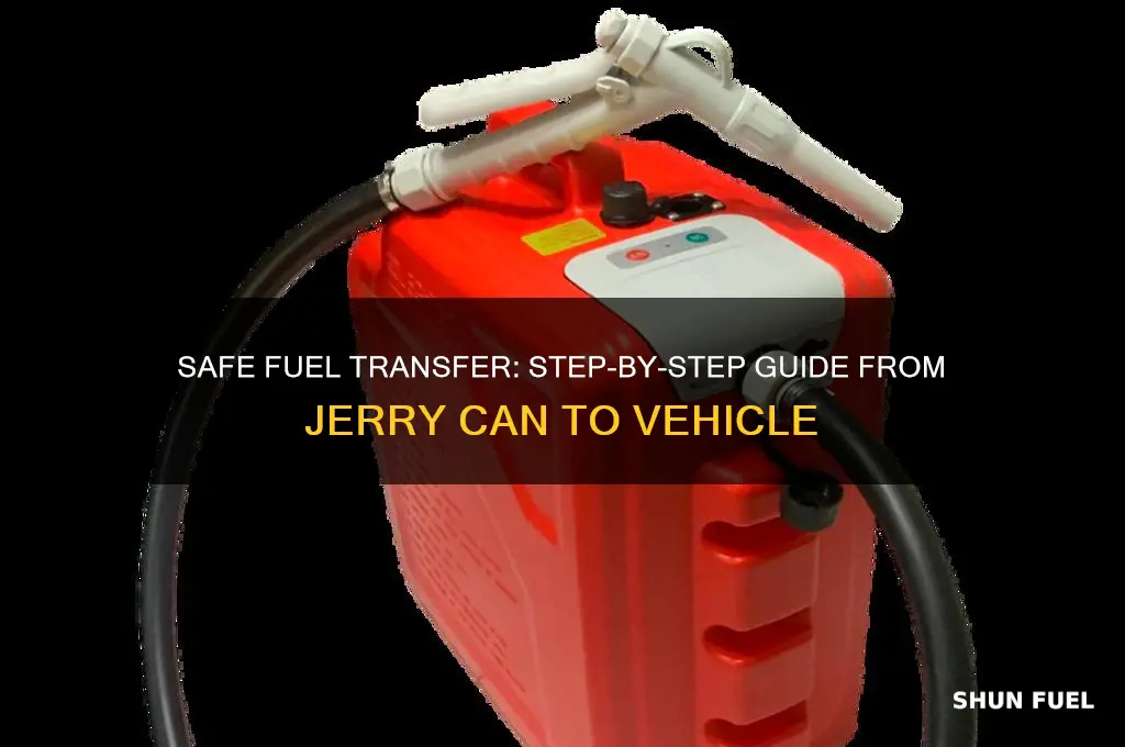 how to transfer fuel from jerry can