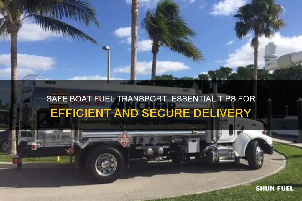 how to transport boat fuel