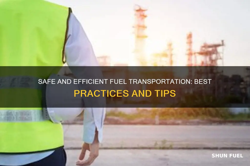 how to transport fuel
