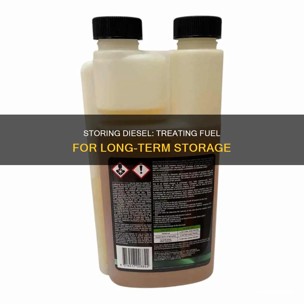 how to treat diesel fuel for storage