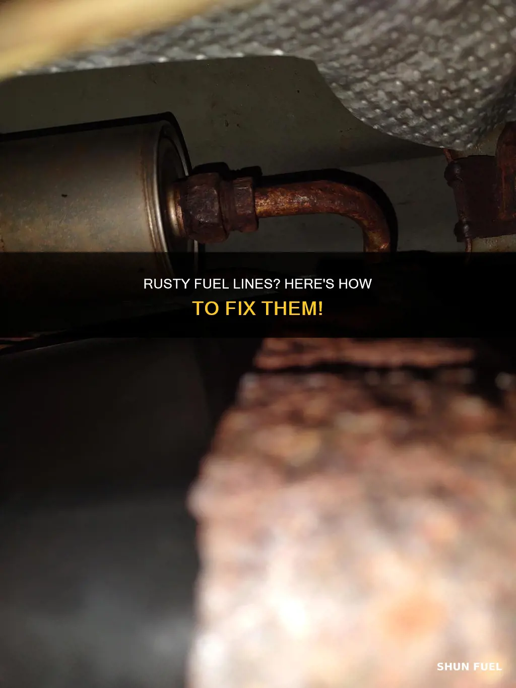 how to treat rusty fuel lines