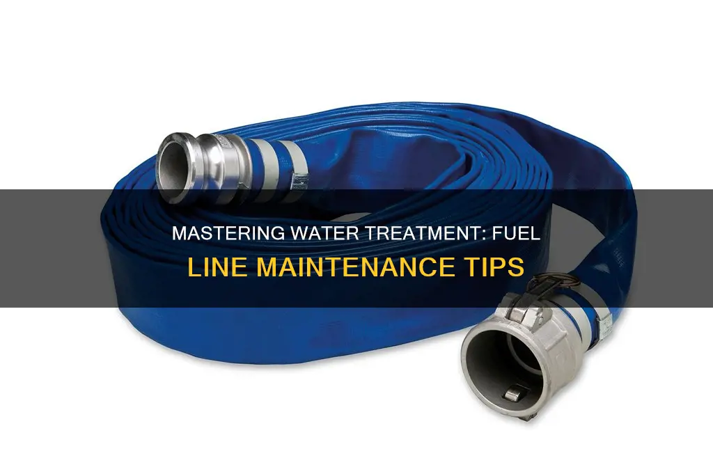 how to treat water in fuel line