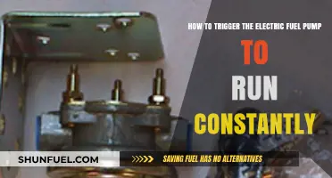 Constant Fuel Pump Operation: A Step-by-Step Guide to Triggering Your Electric Pump