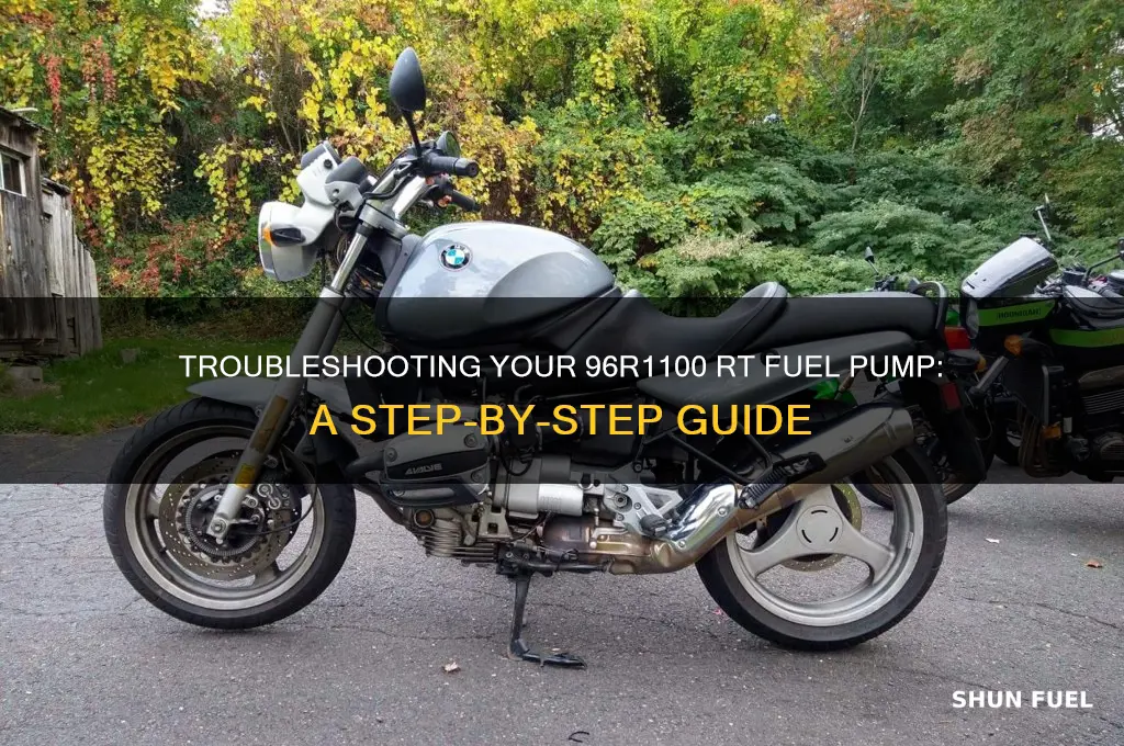 how to troubleshoot a 96r1100 rt fuel pump