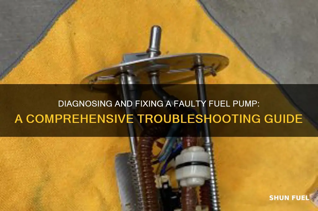 how to troubleshoot a bad fuel pump