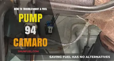 Troubleshooting a Fuel Pump in a 1994 Camaro: A Step-by-Step Guide