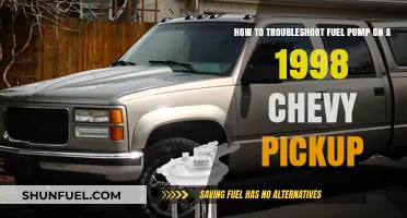 Troubleshooting Fuel Pump Issues on a 1998 Chevy Pickup