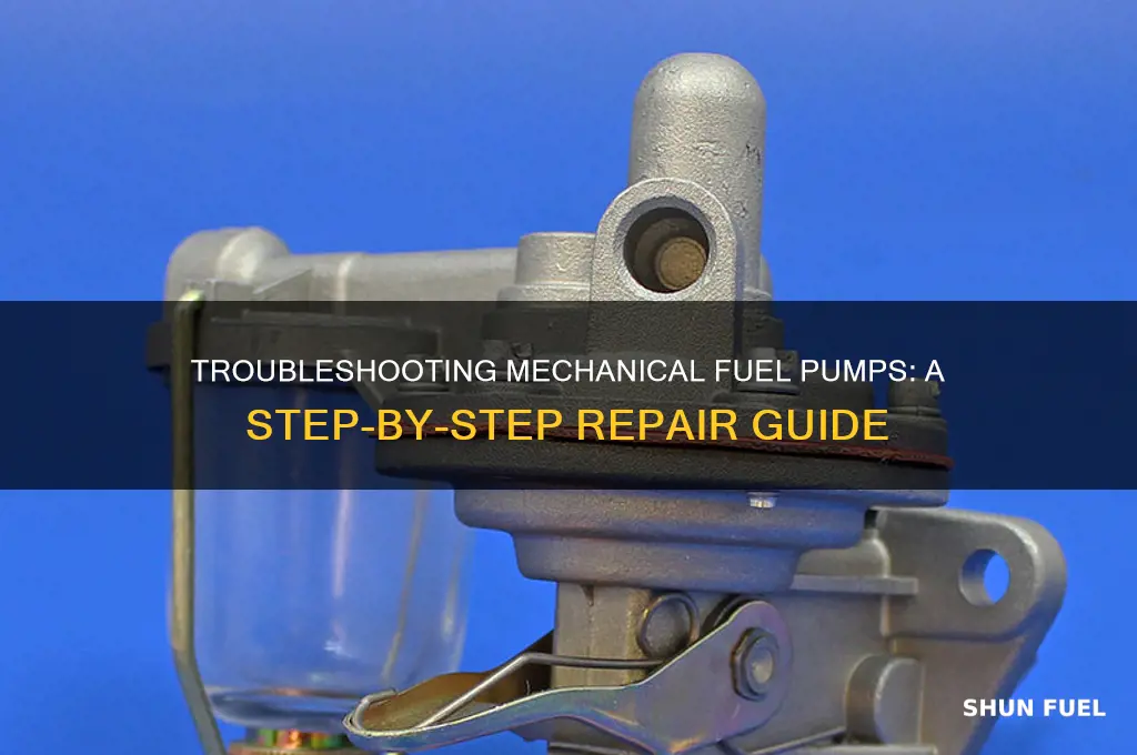 how to troubleshoot mechanical fuel pump