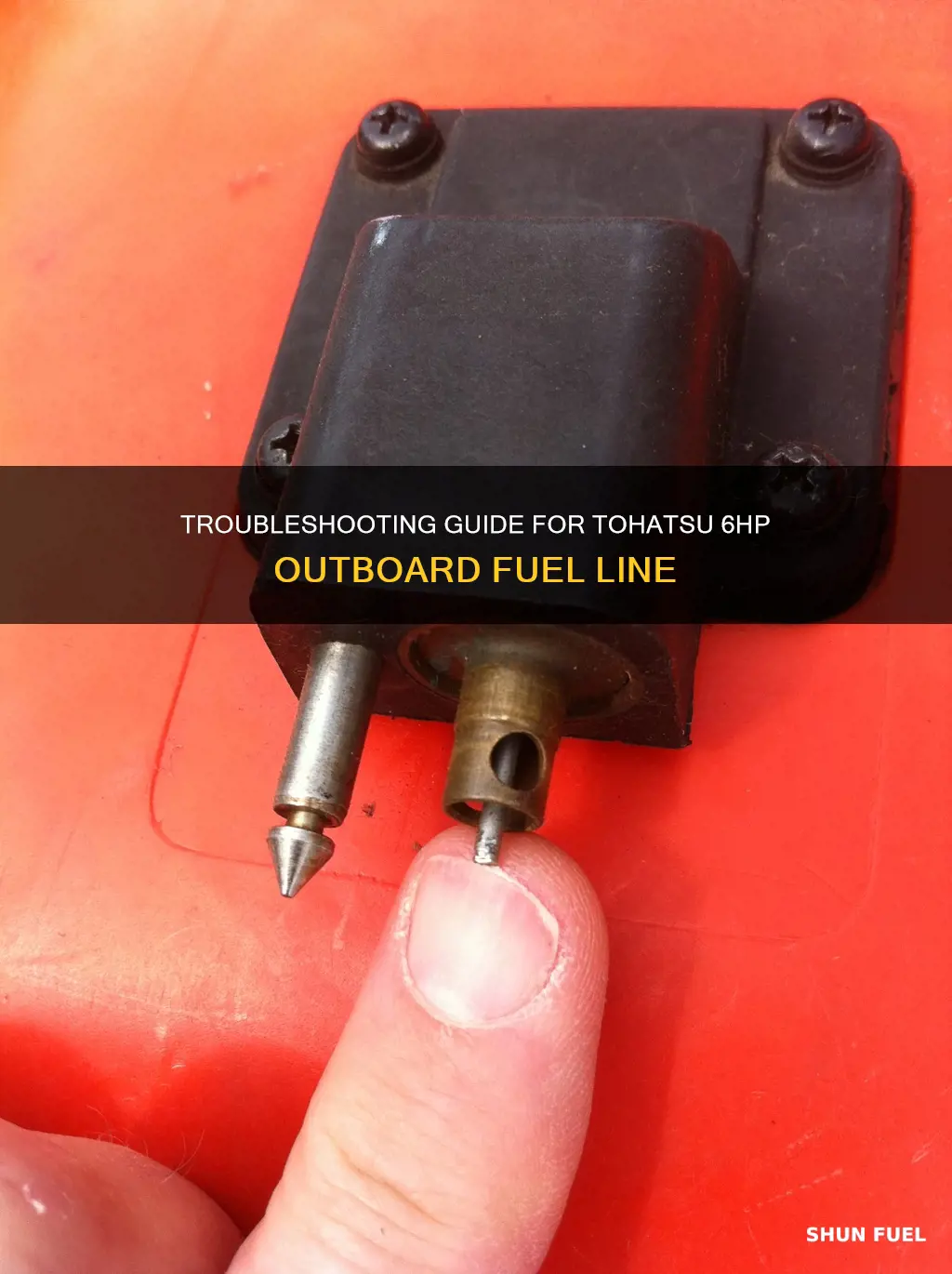 how to troubleshoot tohatsu 6hp outboard fuel line