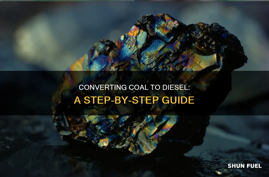how to turn coal into diesel fuel