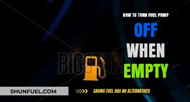 Safely Turning Off Your Fuel Pump When the Tank is Empty