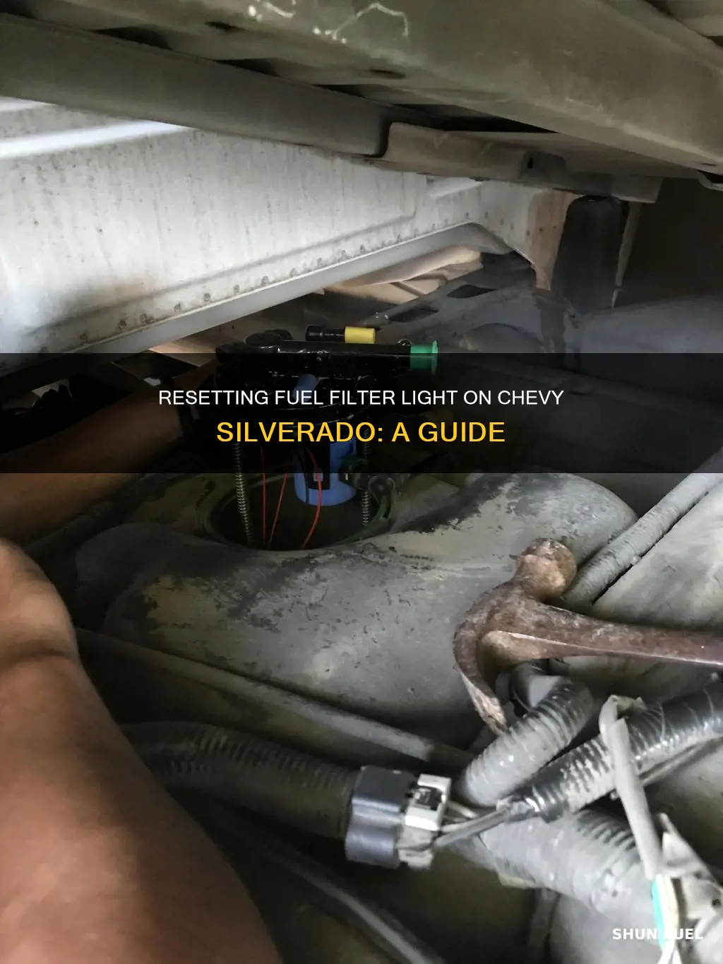 how to turn off fuel filter light on chevy silverado