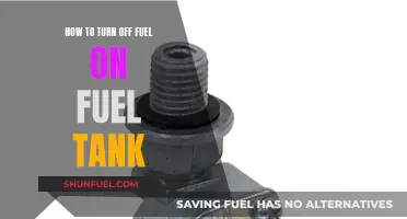 Shut Off Your Fuel Tank's Supply