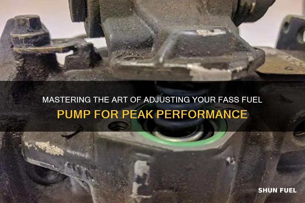 how to turn up a fass fuel pump