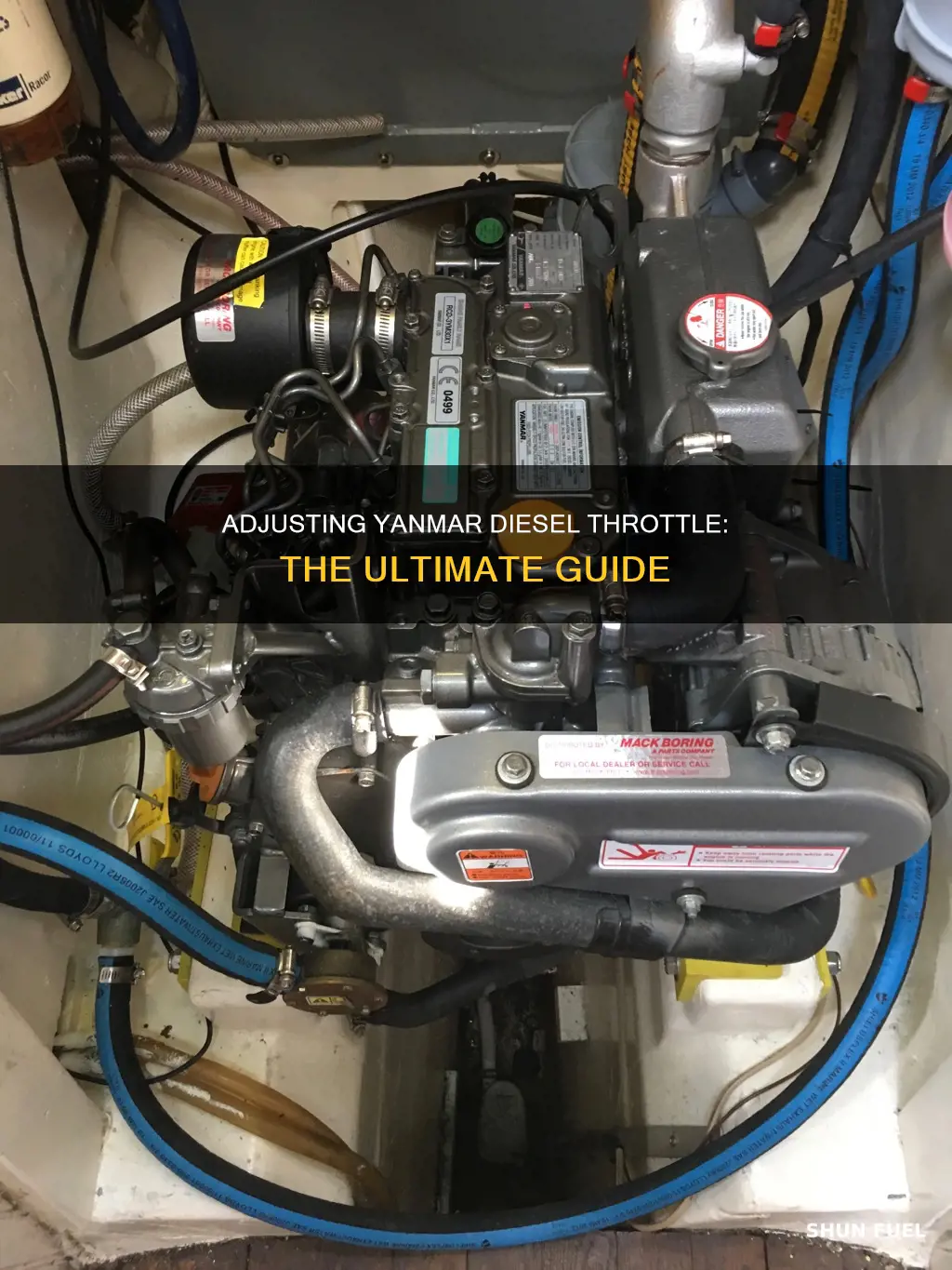 how to turn up fuel on yanmar diesel